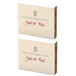 These are the Graf von Faber-Castell Garnet Red Ink Cartridges 2 x Pack of 6.