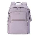 TUMI's Voyageur Halsey Lavender Backpack is made with nylon and stainless steel trims in polished silver.
