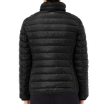 tumipax black charlotte packable travel puffer model back