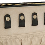 wolf black palermo zip jewellery case close