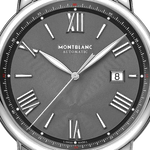 This Montblanc Star Legacy Grey Sfumato Alligator Automatic Date Watch features a slate grey dial.