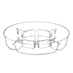 This LSA International Serve Multi Platter 35 cm can fit four types of finger foods and two dips.