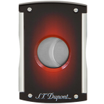 This is the S.T. Dupont Paris Sunburst Red Maxijet Cigar Cutter.