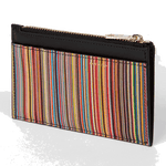 signature stripe 4cc wallet