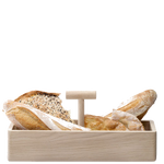 lsa dine oak bread basket