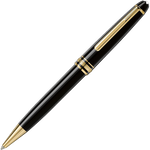Montblanc Meisterstuck Classique Gold Plated Ballpoint Pen.