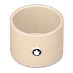 Montblanc's Ivory Lacquer Small Desk Tray can be paired with the larger sizes to make a desk tidy.