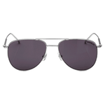 These Montblanc Squared Sunglasses with Silver-Coloured Metal Frame are made of steel.