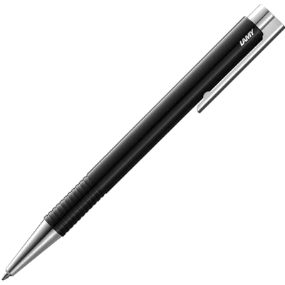 lamy m plus logo glossy black ballpoint pen