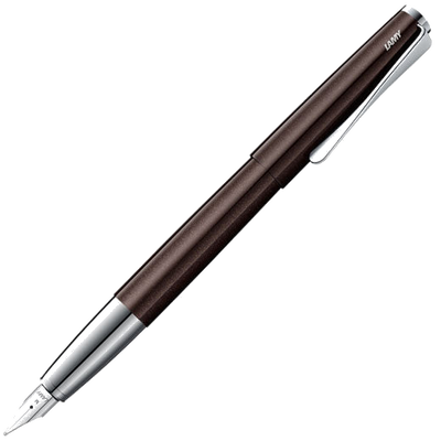 lamy studio dark brown fountain pen