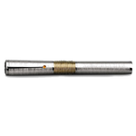 This Montblanc Great Characters Mahatma Gandhi Limited Edition 241 Fountain Pen has an orange garnet which is inspired by the orange of the India flag.