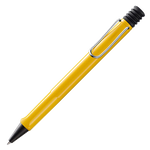 The LAMY yellow ballpoint pen in the Safari collection.
