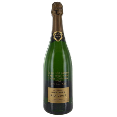bollinger r d christmas bottle engraving roman outline font c040fc3001b94989eb246f6e04ecb85c