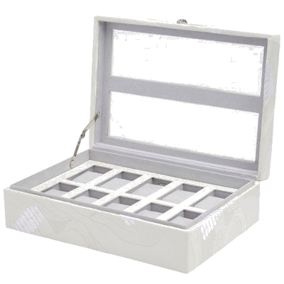 wolf 1834 memento mori white 10 piece watch box inside