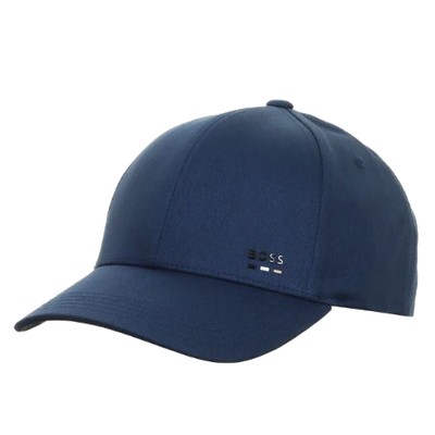 1 zed cotton twill dark blue cap with signature stripe and logo trim 50539428 01 404