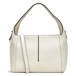 This Radley Hillgate Place Chalk Leather Medium Ziptop Bag is made out of cowhide leather with a grained finish, adding a casual feel.