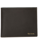 This Green Foil Embossed Pull Out 3CC Wallet has been designed by Paul Smith.
