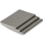 These are the LAMY Grey A6 Softcover Set of 3 Paper Booklets.