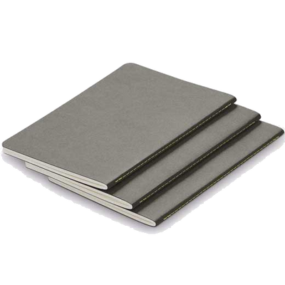 lamy a6 grey set of 3 notebooks