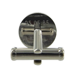 Montblanc engraving on the back of cufflinks.