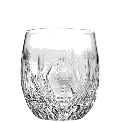 royal scot crystal scottish thistle 25cl single barrel tumbler