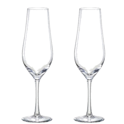 royal scot crystal classic collection pair of champagne flutes