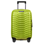 Samsonite's Proxis Spinner Expandable Carry On, Lime 55 cm is great for short trips and weekends.