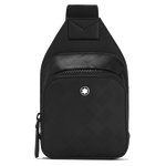 Montblanc Extreme 3.0 Mini Sling Bag Black has a front zip compartment into the main compartment.