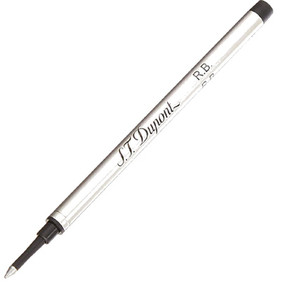 s t dupont black medium rollerball pen refill
