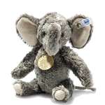 This is Bombax the light grey Elephant designed by Steiff.