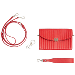 wolf 1834 red mimi cross body bag with wristlet detached