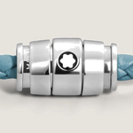 montblanc steel 3 rings smoky blue bracelet2