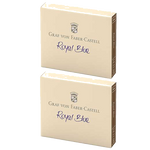 These are the Graf von Faber-Castell Royal Blue Ink Cartridges 2 x Pack of 6.