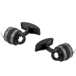 These Montblanc StarWalker Mars Cufflinks have been crafted out of stainless steel.