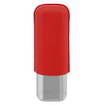 This S. T. Dupont Grained Red Leather Double Cigar Case is great for keeping 2 cigars safe.