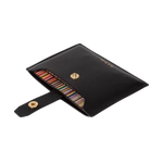 The Paul Smith signature is embossed in gold foil on the front of the Signature Stripe Pull Out Leather Card Holder.