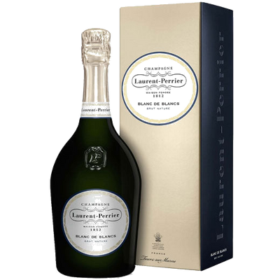 laurent perrier blanc de blanc brut nature magnum gift boxed 1