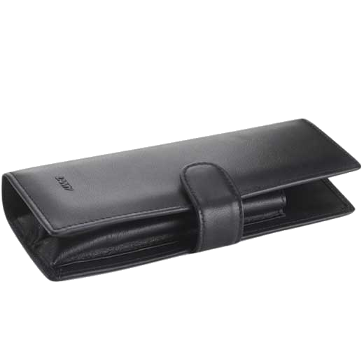 lamy a 402 black 2 pen pouch with flap closure