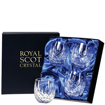 royal scot crystal 4 london barrel tumblers 25 cl packaging