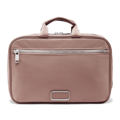 tumi mauve wash bag