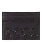 This Black Goodwin Faux Leather 4CC Card Holder is designed by BOSS.