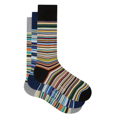 paul smith men s striped socks 3pack