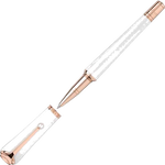 This Montblanc rollerball has been made out of white precious resin.