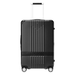 This Black #MY4810 Medium Trolley Case is designed by Montblanc.