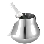 This is the Georg Jensen Stainless Steel SKY Champagne & Wine Cooler.