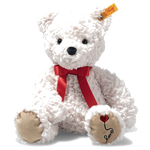 This Soft Cuddly Friends Jimmy the Love Teddy Bear is designed by Steiff.