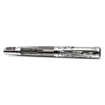 Montblanc's Patron of Art Henry E. Steinway Fountain Pen Limited Edition 88 is made out of 18 K solid gold with a diamond embellished onto the clip.