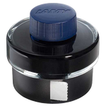 This LAMY Fountain Pen Ink Bottle is available in Dark Navy.
