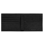 This Meisterstück 4CC Wallet with Coin Case by Montblanc has the snowcap emblem on the front.