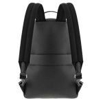 black leather backpack dupo